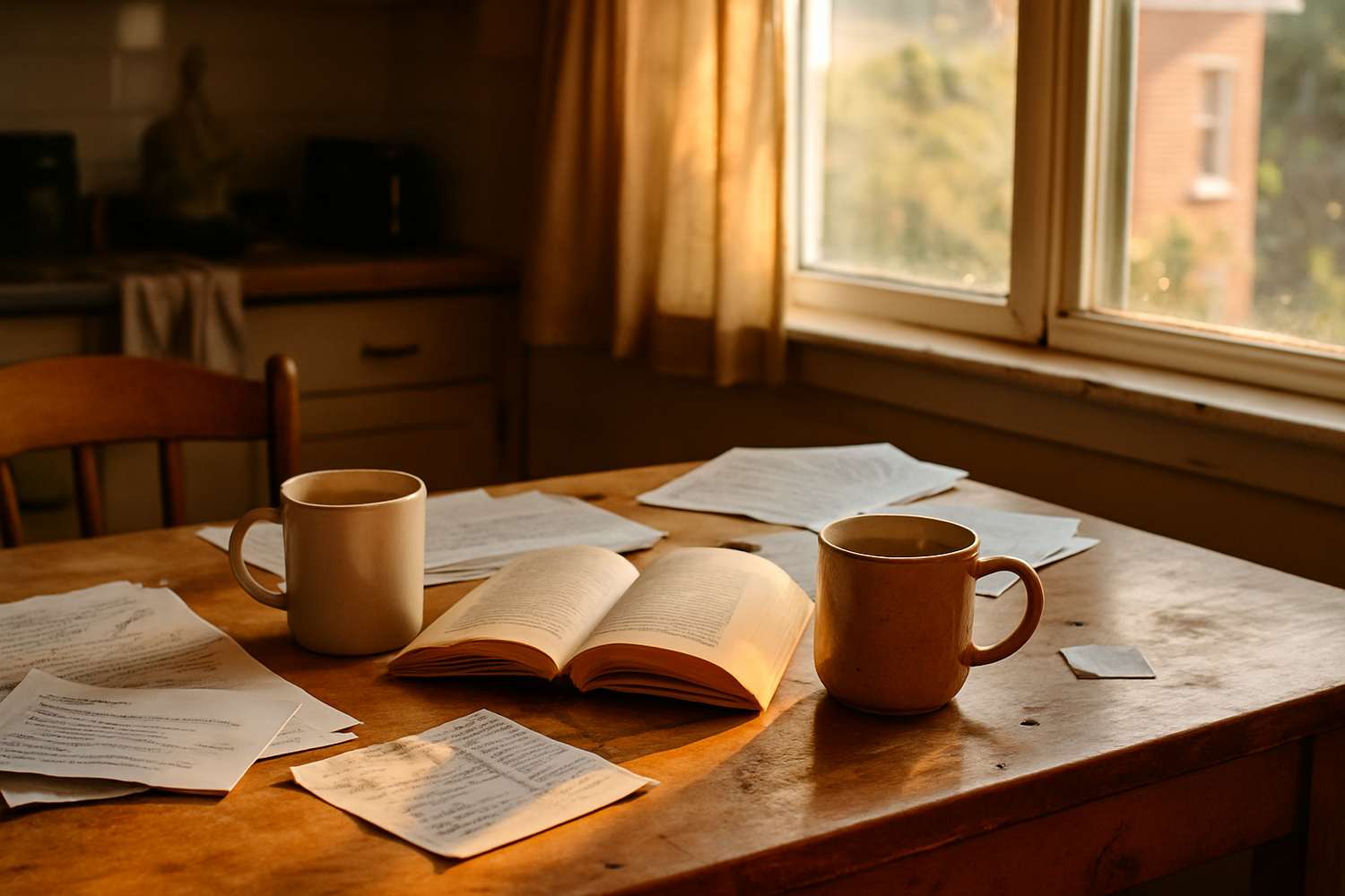 Realität akzeptieren, Positives sehen, ohne alles zu verklärenHumor als LebensbegleiterGeschichten erzählen, die berühren, schmunzeln lassen und manchmal auch nachdenklich machenDas Leben nicht perfekt darstellen – sondern wie es ist, mit Herz & Humor. passend dazu ein bild nicht im comic stil